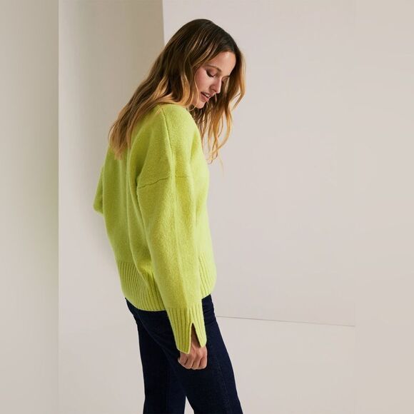 Favorite Daughter William Sweater Cashmere Blend Green Size XS - Picture 3 of 10